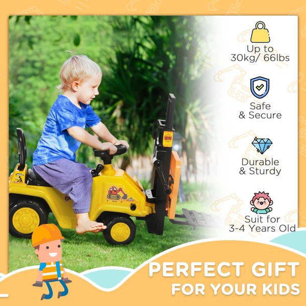 02945b10-ca39-484f-8a44-3487308c0828.jpg Sit and Scoot Ride-on Toy with Forklift Operation, Construction Toys for Kids with Under Seat Storage, Forklift Toy for 3-Year-Old Boys & Girls, Imagination Toys