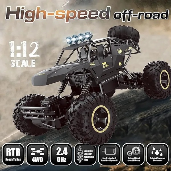 098e7d9e-3a24-4eff-93d3-24b48e4c0b15.jpg 2025 RC 37cm 1:12 4WD Large Remote Control Cars Rock Crawler Monster Truck With 2 Battery ,Kids Toys Gifts