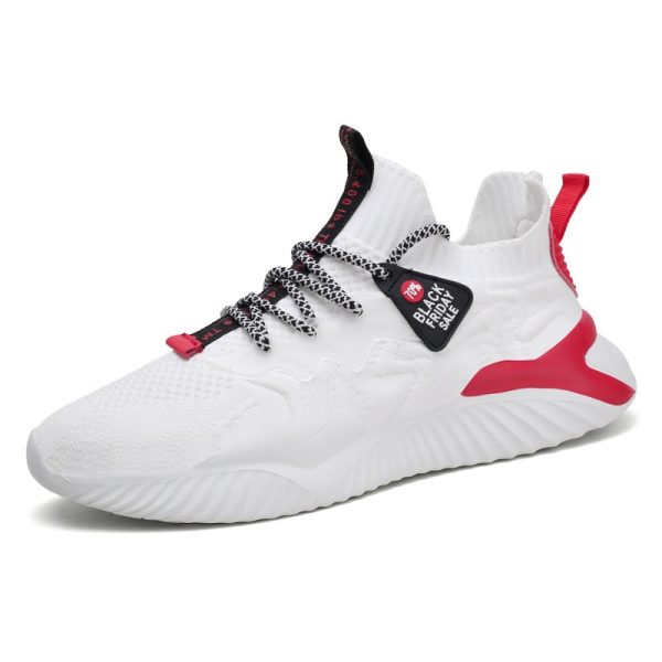 586485455 Summer Mens Shoes New Breathable Coconut Shoes Versatile Sports Dad Shoes Flying Weave Fashion Shoes Casual Mesh Running Shoes