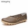 New Beanie Hole Women's Shoes Maternity Shoes Plus Size Mother Shoes Casual Women's Flat Shoes