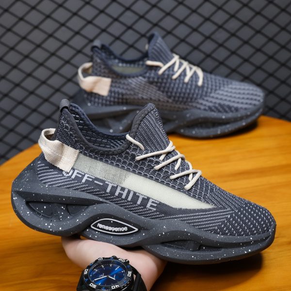 586485249 New Mens Sports Shoes Student Lightweight Breathable Casual Shoes Mens Fashion Fashion Shoes Large Mens Shoes