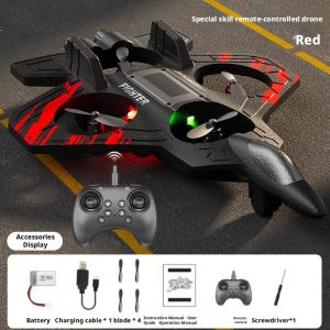 0c473cdb-ae8c-4eec-92a1-745d431d7654.jpg Foam Aircraft - Red - Dual Electric UAV
