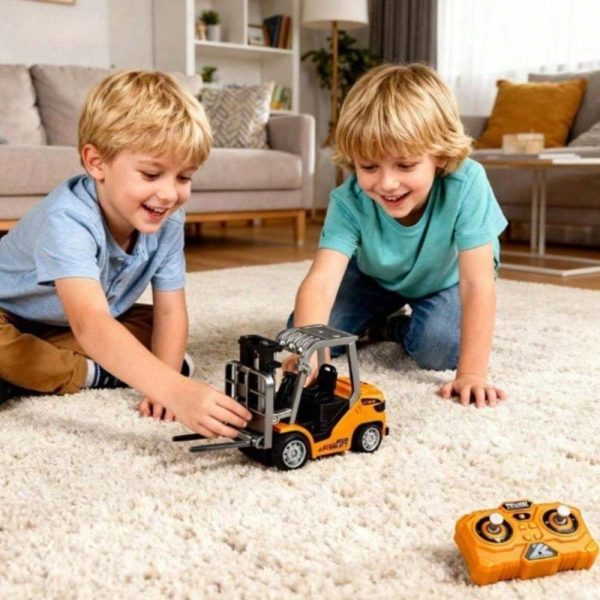 1170b455-7485-47f4-bde4-5b27a13a2c7e.jpg App Controlled RC Construction Truck Mini Alloy Forklift Toy With Realistic Lift System, Perfect Christmas Gift For Boys & Adults, Boy Toys, Party Favors For Kids, Kids Party Favors, Toys For Boy