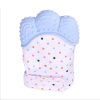 Baby teether baby anti-bite silicone molar gloves children's sound toys