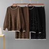 586483900 Loose top and skirt set