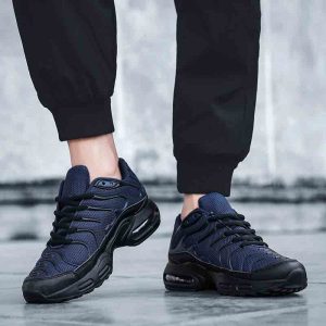 586485615 Mens Professional Air Cushion Mesh Breathable Running Shoes Men Outdoor Sports Athletic Walking Shoes Sneakers Plus Size 47