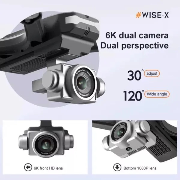 1c7e0680-c205-4f9d-b0c3-0546d2400c57.jpg 2026 V14 Professional Drone 6K HD Dual Camera Wifi FPV Portable RC Quadcopter 2 BATTERY,Drones Suitable For Adults&beginners.Logistics Is Randomly Sent By UPS&UNI&USPS&GOFO