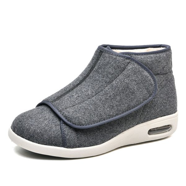 Elderly shoes plus velvet autumn and winter men's walking shoes square dance shoes casual shoes