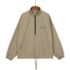 586486251 FOG Double Thread ESSENTIALS Half Zip Mens Trendy American INS Jacket Coat Windbreaker Spring and Autumn