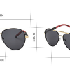 High Quality Sunglasses Men Polarized UV400 Driving Sun Glasses Mens Vintage Anti-glare Sunglass With Box