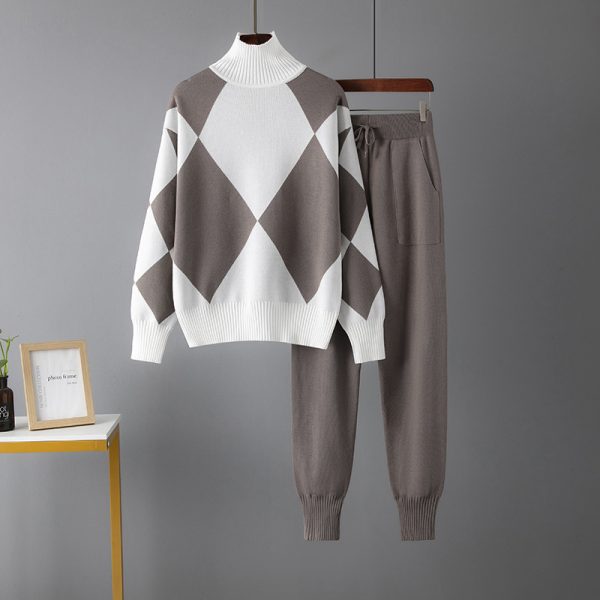 586483924 Long sleeved pants two-piece set