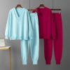 V-neck sweater and pants set