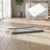 2ce93a6a-d46c-4d2c-8e18-8f06d3020acc.jpg Pee Pad Holder Foldable Dog Litter Box with 3 Disposable Pads, 33.9" x 24.4", Gray