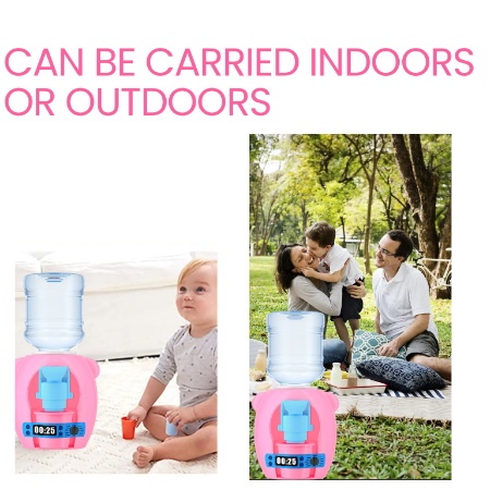 30e79523-d552-42ae-abcd-8e90285ead68.jpg Dowmoo Children's Mini Water Dispenser, Baby Kitchen Toys Mini Fun Every Home Drink Machine Can Water