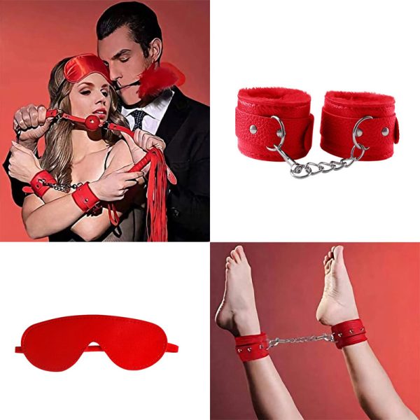 3475bbad-cba3-4f68-9348-1fc831400db2.jpg 7pcs Bundled Alternative, Supplies Handcuffs Breast Clips Sexy Toys