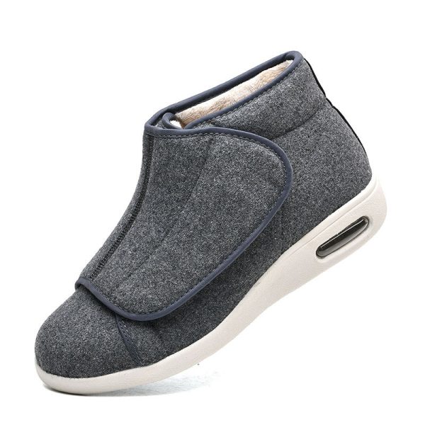 Elderly shoes plus velvet autumn and winter men's walking shoes square dance shoes casual shoes