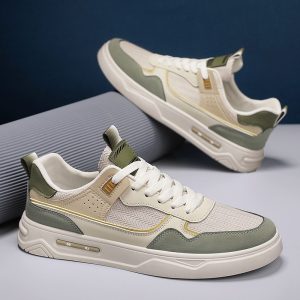 586485343 New Mens Colored Skateboarding Shoes with Low Top Mesh Breathable Casual Sports Shoes Fashion Trend Mens Shoes