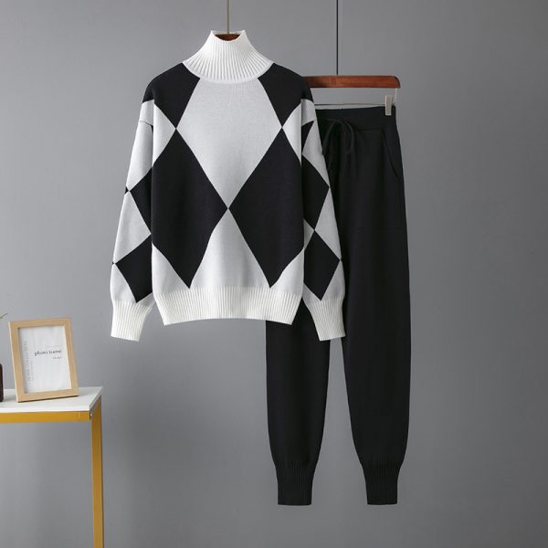 586483926 Long sleeved pants two-piece set