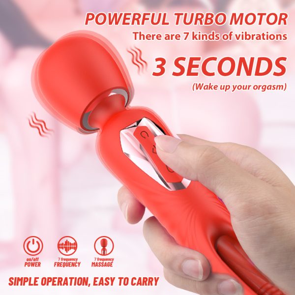 Adult Sex Toys Female Slap Vibrator, Couple Sex Toys With 7 Slap And 10 Vibration   Modes, Female G-spot Clitoral Dildo