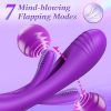 3d49b68c-a4e6-4972-b08a-c2e08d0abb0f.jpg Rabbit Sexy Toys -LOVENOTE G Spot Massager For Women Clitoral Nipple Stimulation, 3 In 1 Sexy Toys With 14 Vibration & 7 Tongue Licking Flapping