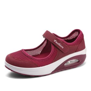 586486799 Outdoor large-size mesh shoes rocking shoes women's shoes air cushion mesh shoes sneakers foot covers