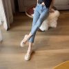 586487076 Women's Shoes Summer New Single Shoes Two Wear Shallow Scoop Shoes Platform Sole Shoes Retro