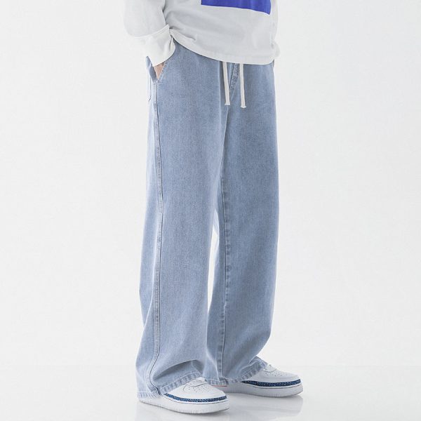 43321778-a694-483d-a0b2-40f57b5c2ed1.jpg Mens Fashion Casual Loose Straight Jeans
