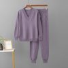 V-neck sweater and pants set