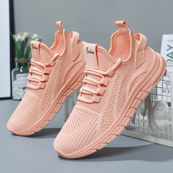 586486070 Shoes for children, fashionable women's shoes, casual shoes, fly woven sports shoes, single shoes