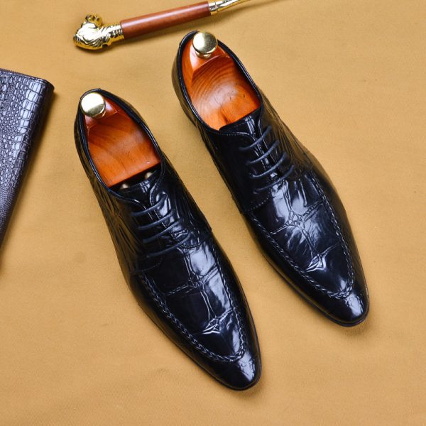 586485304 Mens Formal Shoes Leather Party Dance Mens Dress Shoes Leren Schoenen Stylish Leather Formal Man Shoes