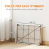 4bc05faa-7c6e-45c4-9c82-1a6245855898.jpg Pee Pad Holder Foldable Dog Litter Box with 3 Disposable Pads, 33.9" x 24.4", Gray