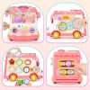4ecc2bca-ce2f-47f5-8727-bb43ce6db2e3.jpg Baby Activity Bus Toy Set 6-in-1 Multifunctional Musical Learning Bus Includes Mini Car & Building Blocks Early Educational Toy For Toddlers Ages 1-3