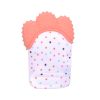 Baby teether baby anti-bite silicone molar gloves children's sound toys