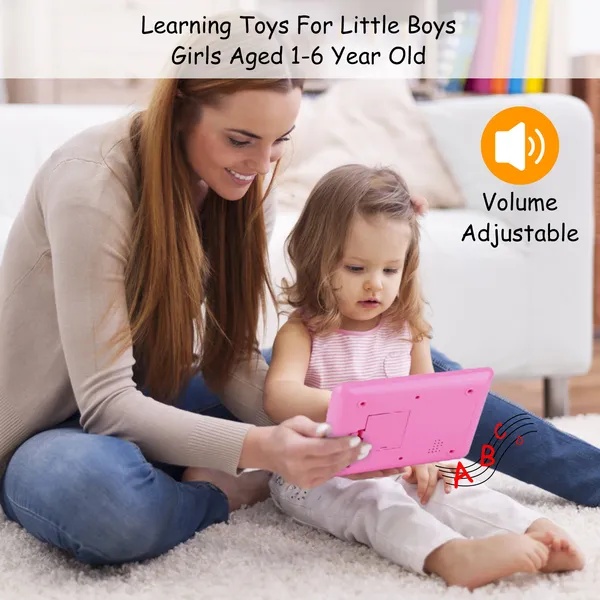 57adbf90-f5ac-4b40-91de-71bb8b5fd699.jpg Baby Learning Tablet Educational Mini Pads Toys Touch Learn Toddler Tablet For ABC Numbers Words Gift