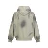586483973 Hairy edge washed and spray dyed hoodie