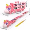 608f9fb3-afc6-4dce-a94e-c22180a38644.jpg Cute Transforming Truck Toy Expandable Racetrack & Vehicle Storage Set Portable Carrier With Mini Cars Toy For Girls Ages 3 And Up,Pickup Only