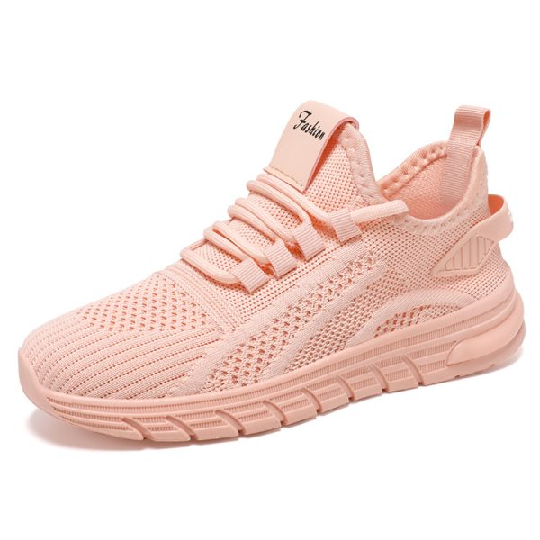 586486077 Shoes for children, fashionable women's shoes, casual shoes, fly woven sports shoes, single shoes