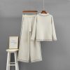 586483931 POLO collar loose jacket set