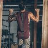 586486597 Summer Newest Brand Mens Curved Hem Patchwork Gyms Stringers Vest Bodybuilding Clothing Fitness Man Tanks Tops