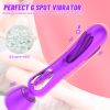 Adult Sex Toys Female Slap Vibrator, Couple Sex Toys With 7 Slap And 10 Vibration   Modes, Female G-spot Clitoral Dildo