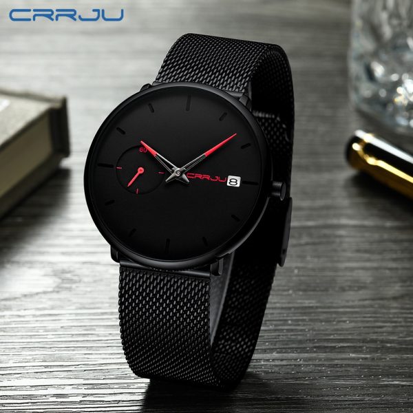 586486516 Crrju Sports Date Mens Watches Top Brand Luxury Waterproof Sport Watch