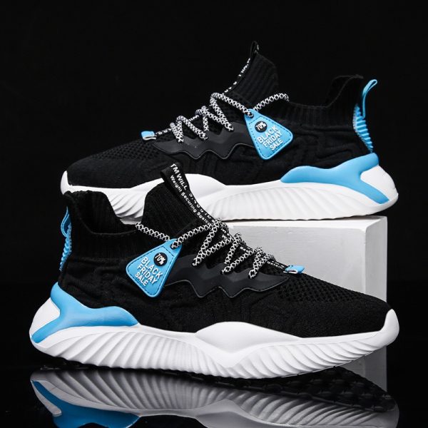 586485454 Summer Mens Shoes New Breathable Coconut Shoes Versatile Sports Dad Shoes Flying Weave Fashion Shoes Casual Mesh Running Shoes