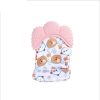 Baby teether baby anti-bite silicone molar gloves children's sound toys