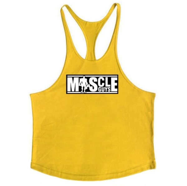 586486488 Bodybuilding Tank Top Mens shirts Brand Clothing Fitness Men Singlet Sleeveless Cotton Workout Stringer Shirts