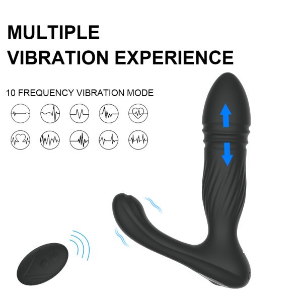 Butt Plug Sex- Toy Thrusting Anal-Vibrator- 10 Vibrating Modes  Prostate Stimulator Adult-toys Games For Men