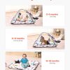 Baby Play Gym Mat Tummy Time Activity Mat With 6 Sensory Toys