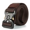 Cobra Tactical Belt Mens Outdoor Nylon Buckle Belt Student Military Training Cargo Pants Belt