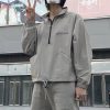 586486246 FOG Double Thread ESSENTIALS Half Zip Mens Trendy American INS Jacket Coat Windbreaker Spring and Autumn