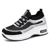 586486863 Thick soled casual style women's shoes height increasing shoes mesh breathable shoes children's shoes