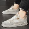 586485349 New Mens Colored Skateboarding Shoes with Low Top Mesh Breathable Casual Sports Shoes Fashion Trend Mens Shoes
